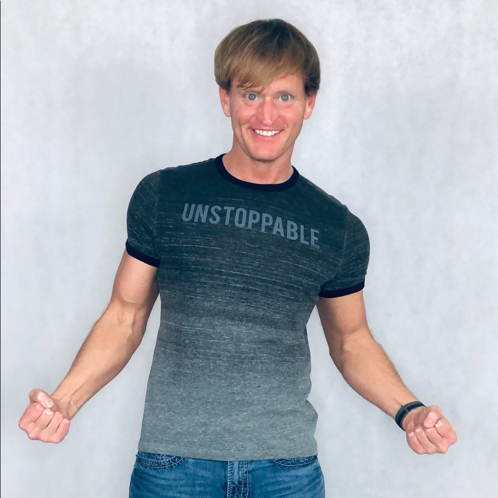 Express Men, Graphic Tee, Black, Size Small